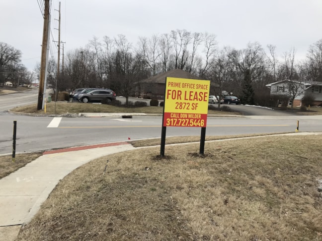 Post and Panel Sign / Real Estate Sign