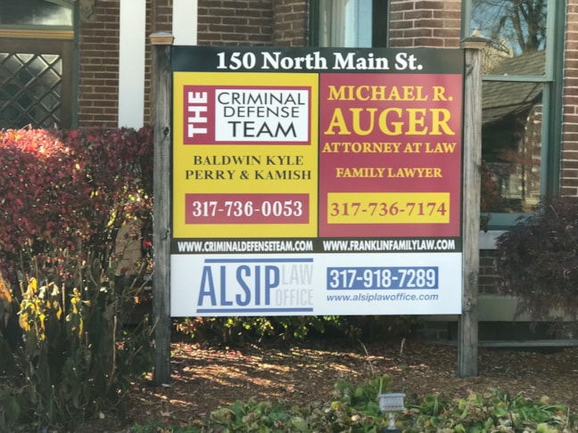 Post and Panel Sign
