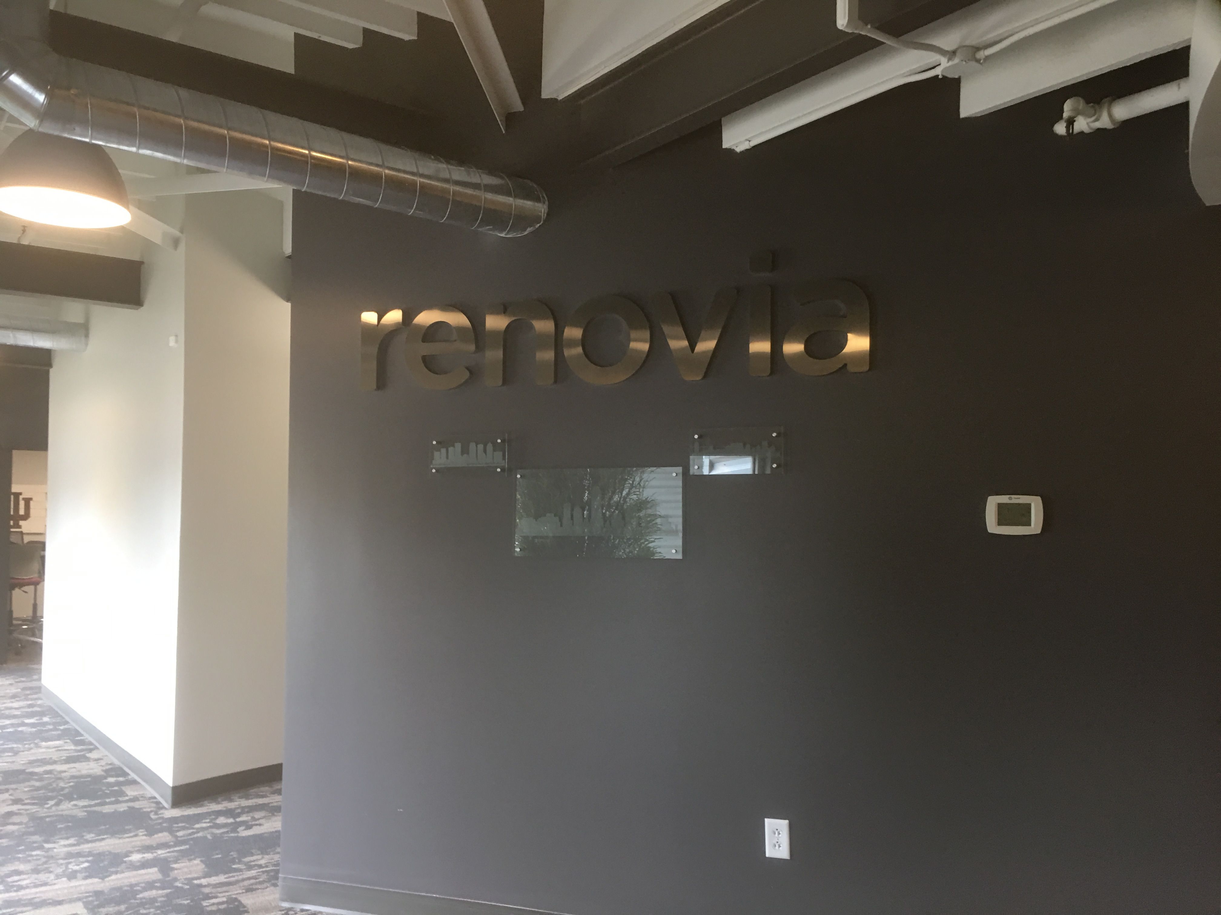 Dimensional Letters, Stainless Steel, 1" thick