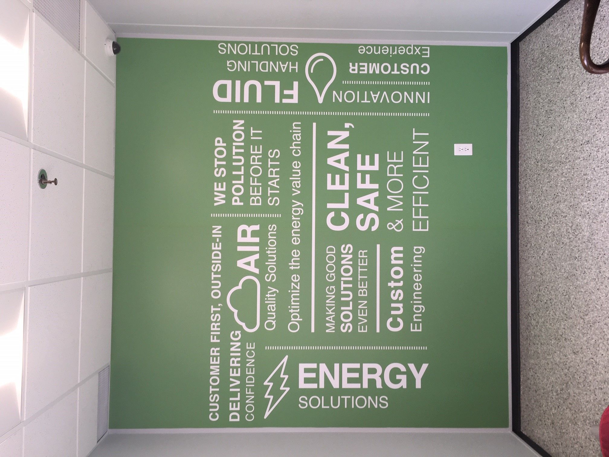 Wall murals fro CECO in Indianapolis IN