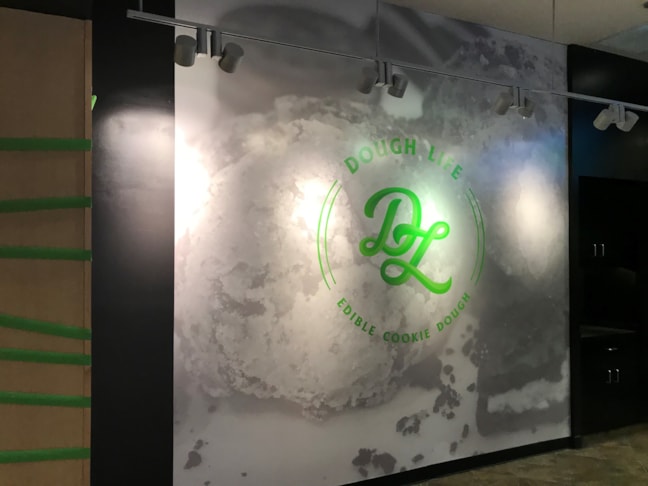 Wall Murals for Dough Life in Greenwood Park Mall, IN