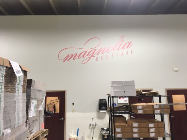 Wall Graphics for Magnolia Boutique in Franklin IN