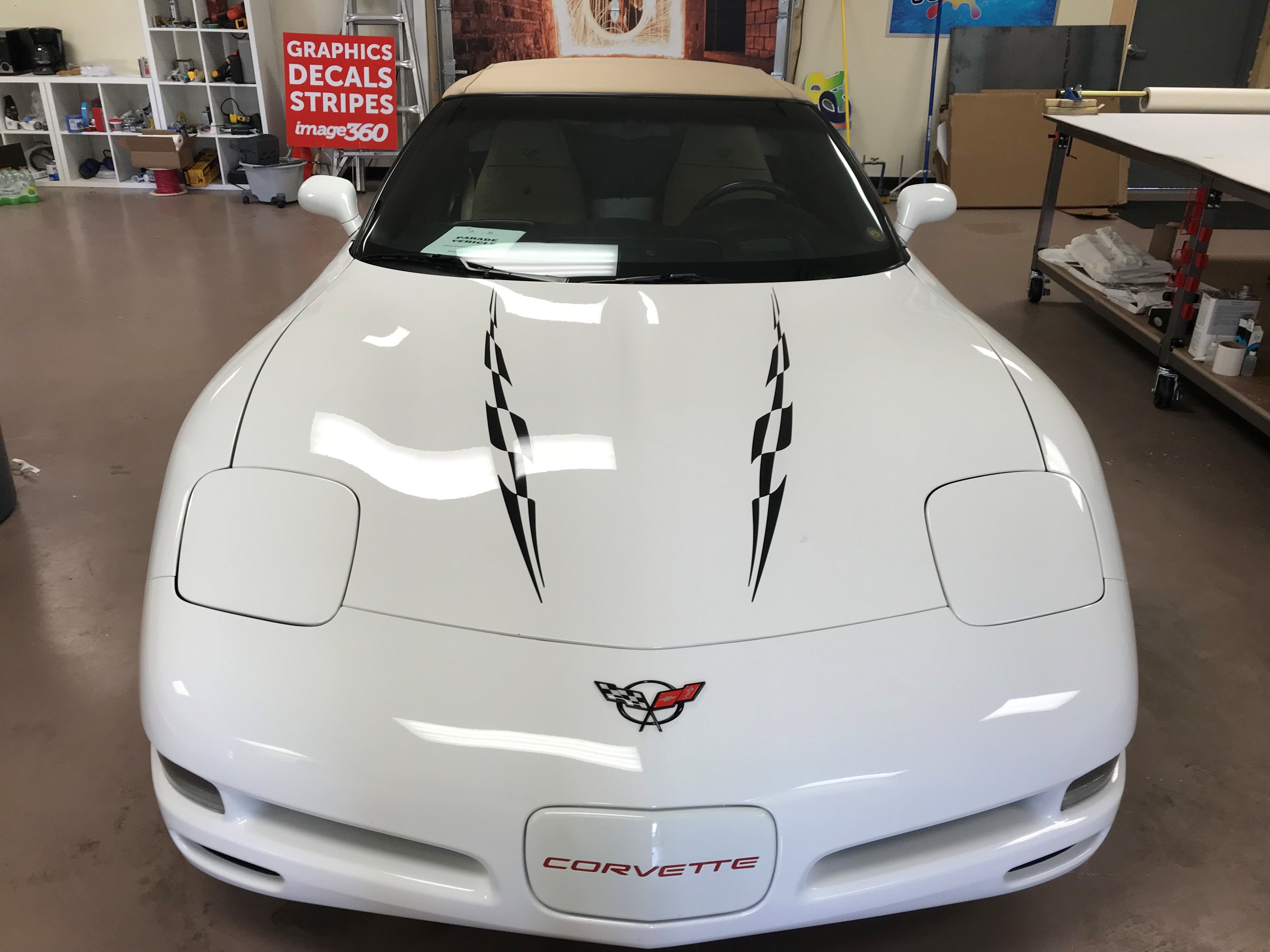 Decal Installation for a Corvette in Indianapolis