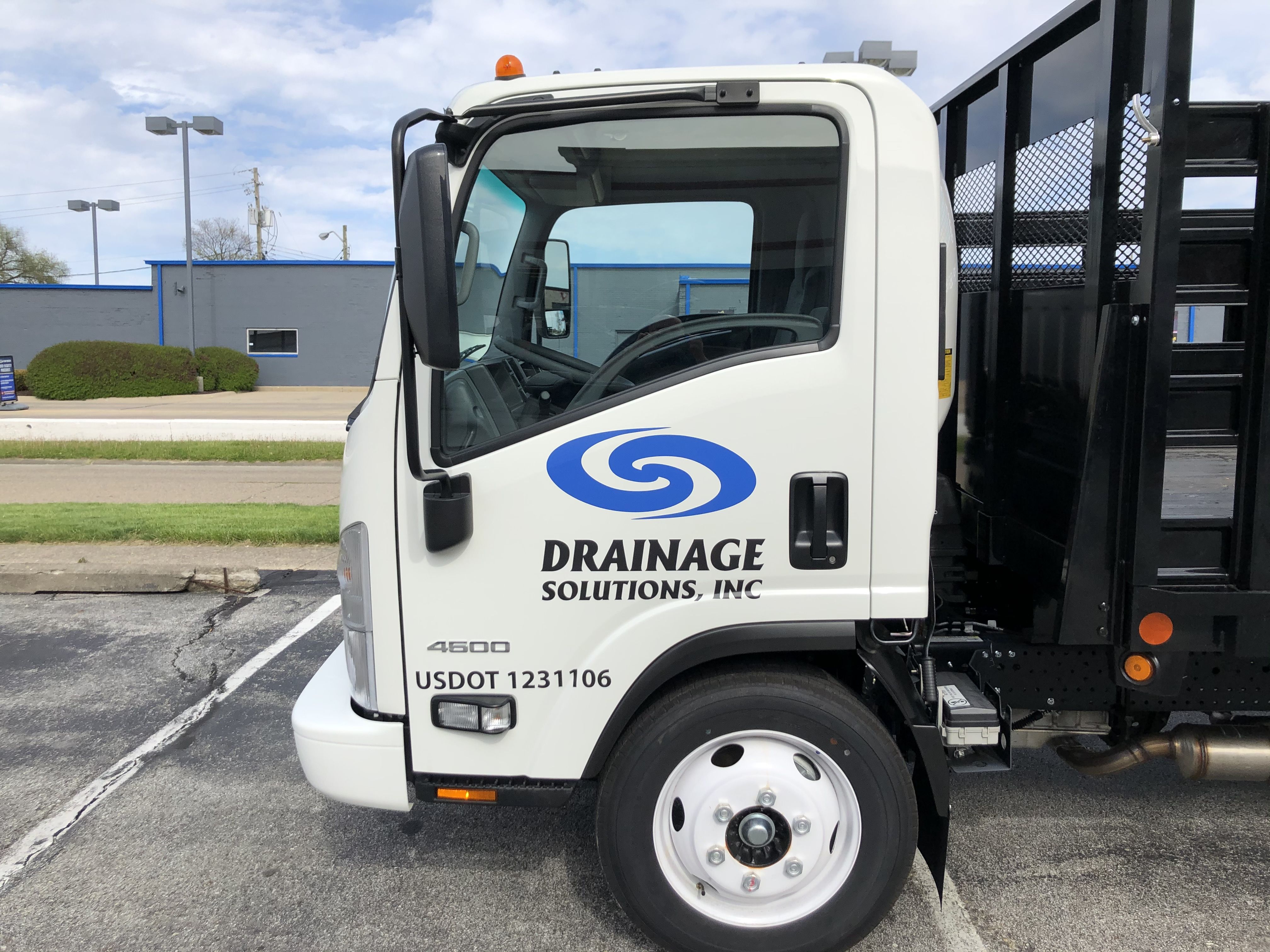 Vehicle Decals, Graphic for Drainage Solutions in Franklin IN  
