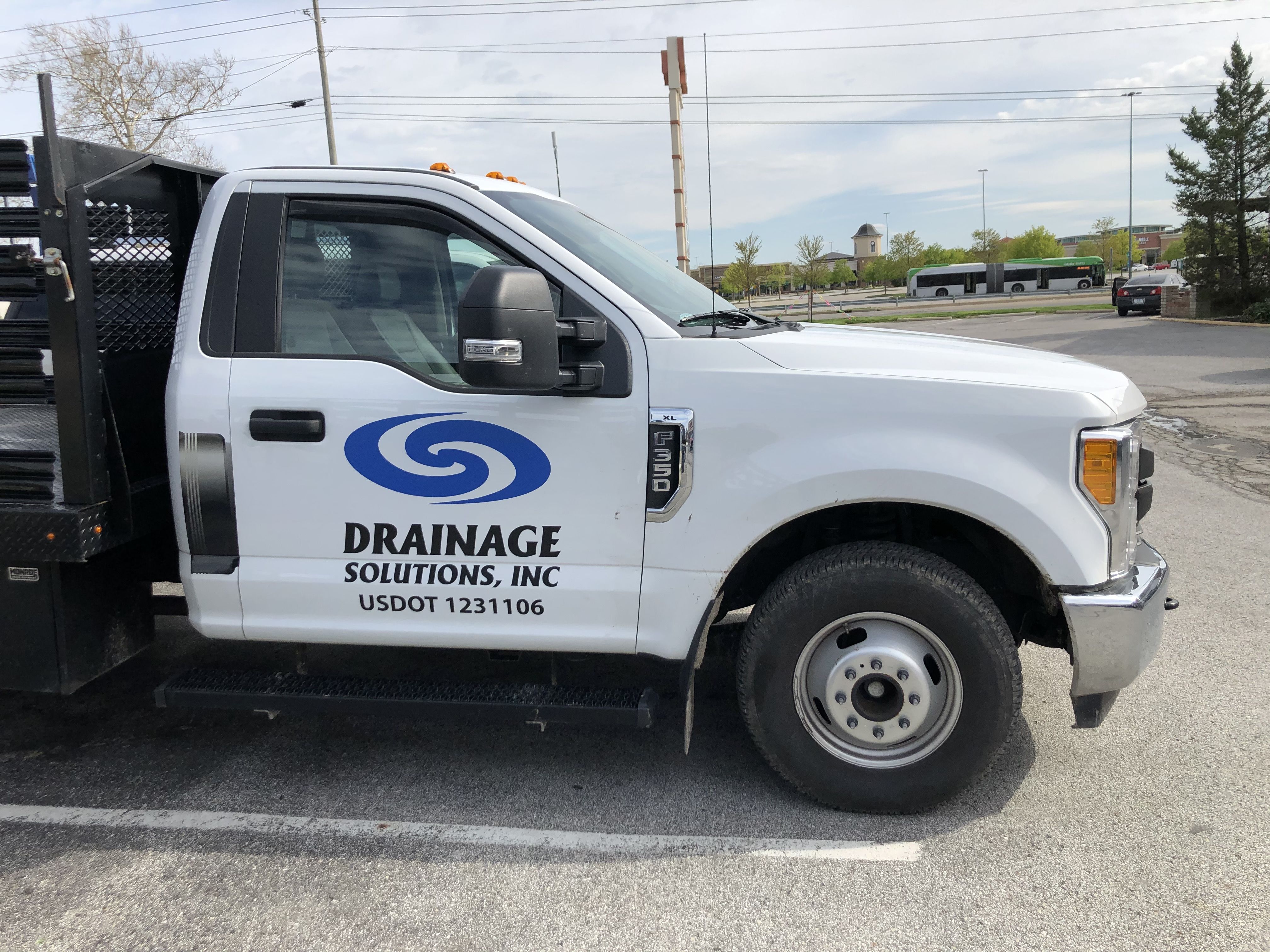 Vehicle Decals, Graphic for Drainage Solutions in Franklin IN