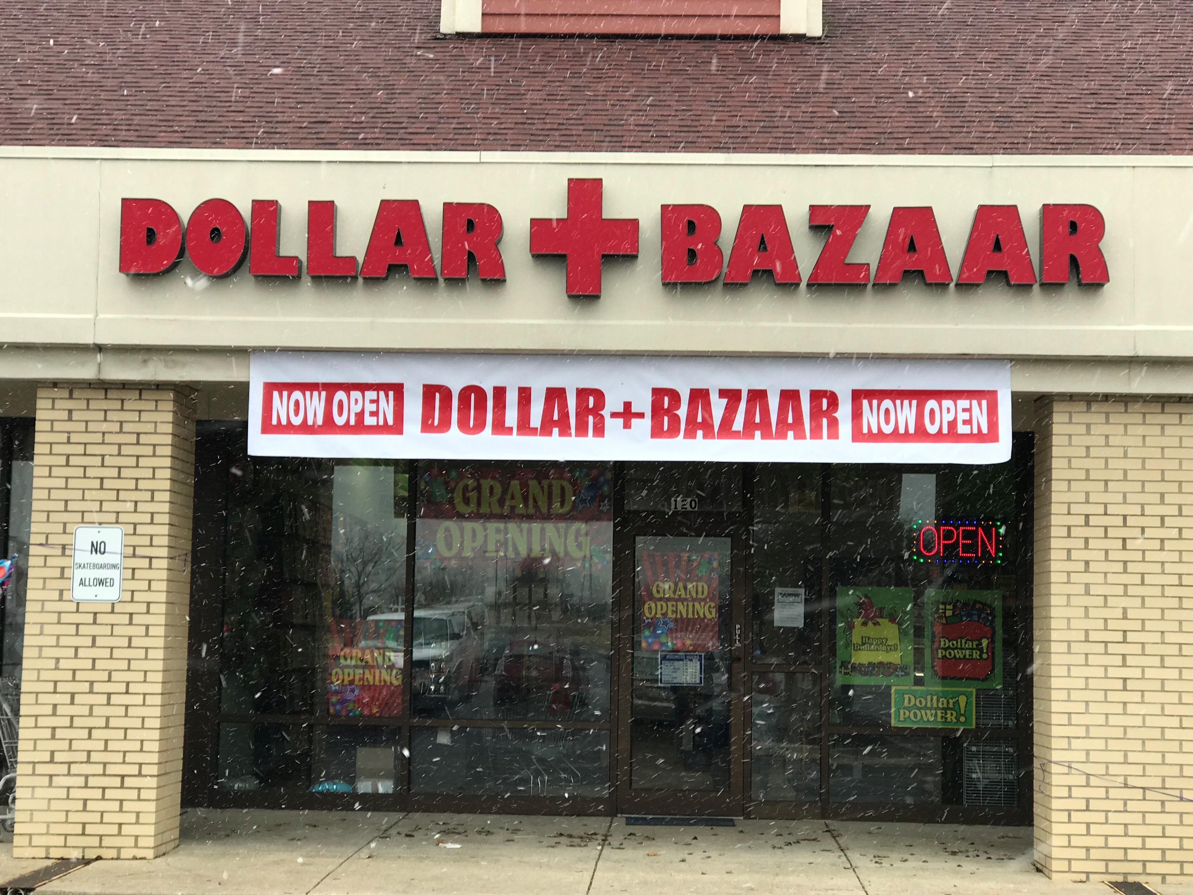 Illuminated Building Sign / Channel Letters for Dollar Bazar in Greenwood IN