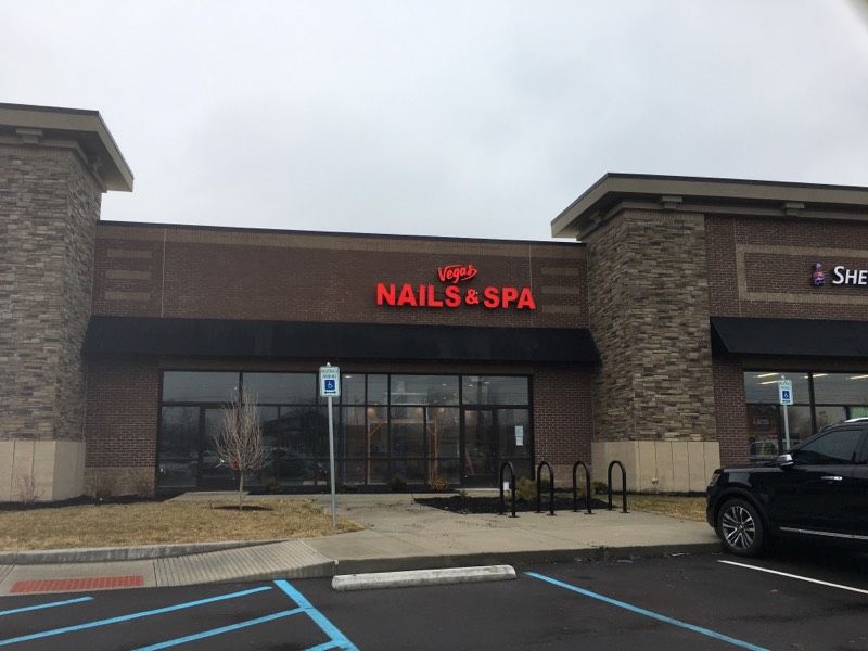 Channel Letters for Vegas Nail&Spa in Carmel, IN