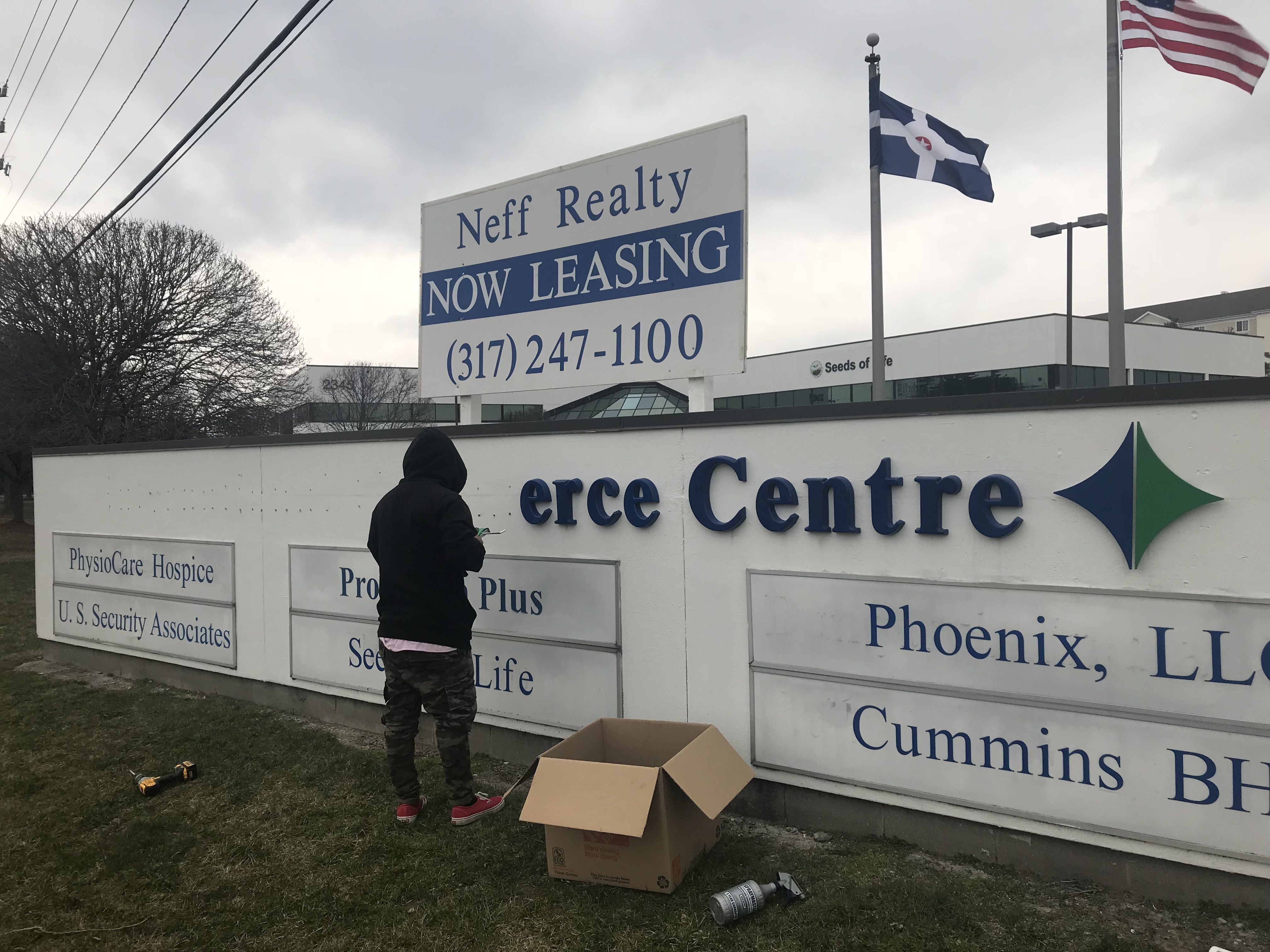 Dimensional Letters Sign for Neff Realty in Indianapolis, IN