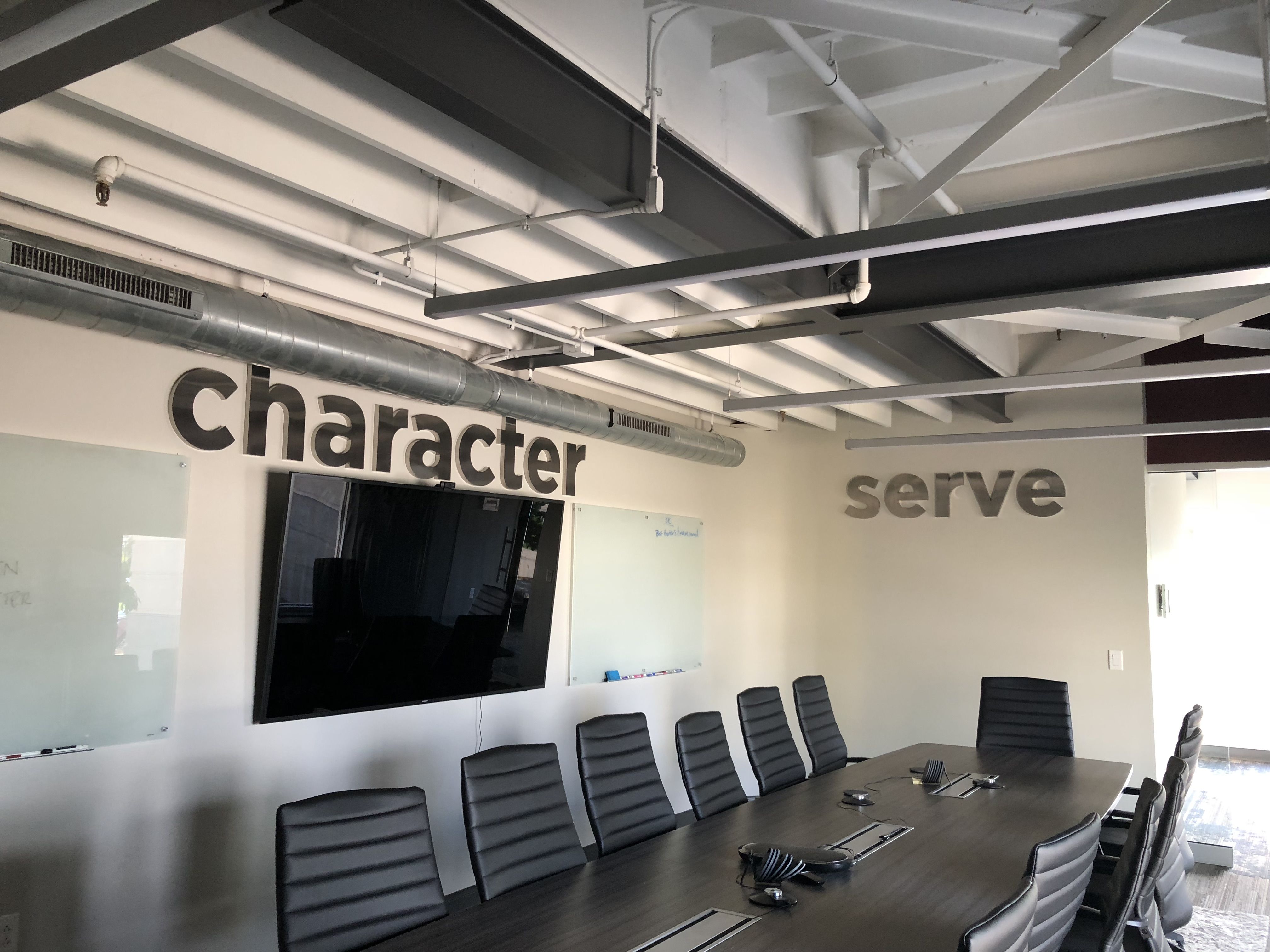 Dimensional Letters, Stainless Steel, 1" thick