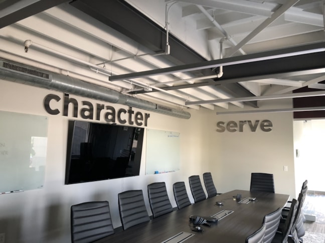 Dimensional Letters, Stainless Steel, 1 thick