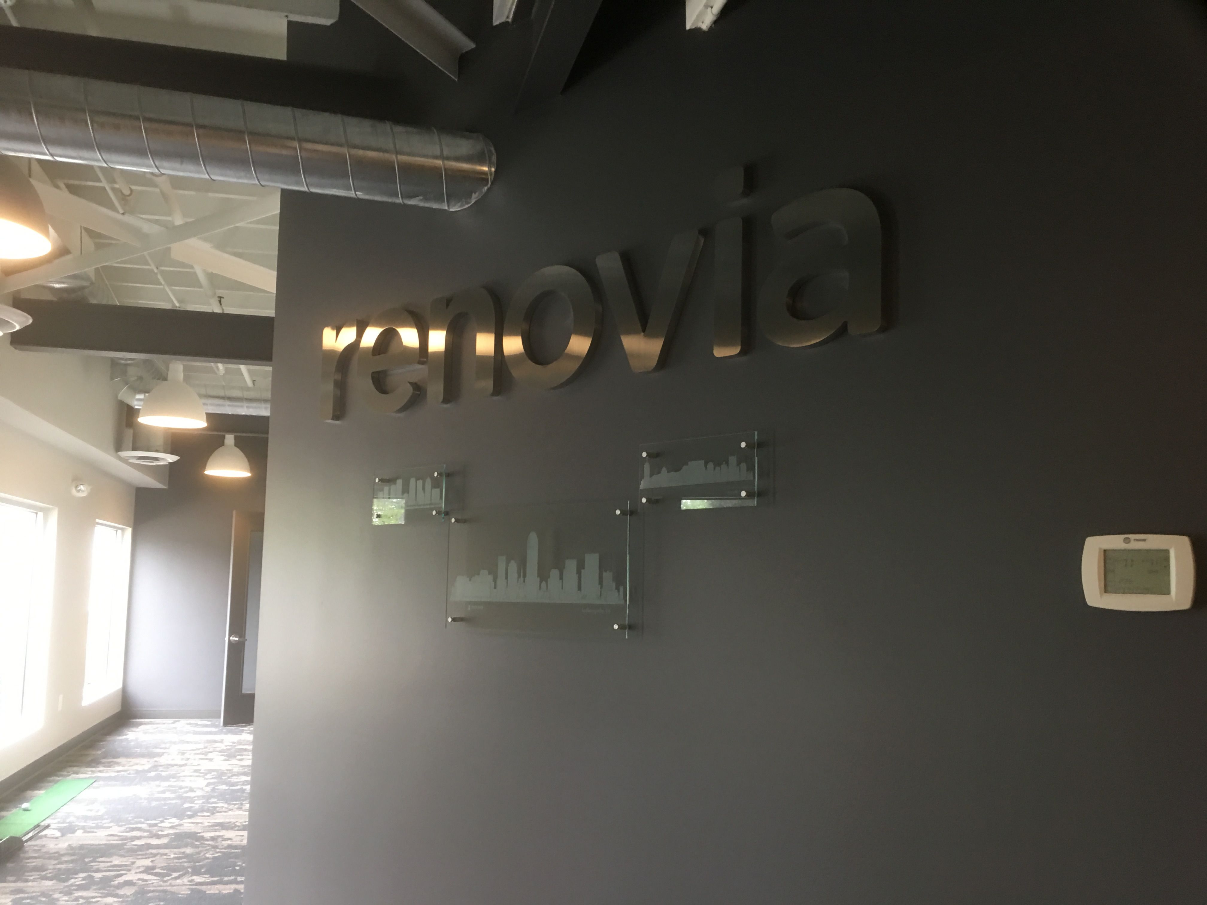 Dimensional Letters, Stainless Steel, 1" thick