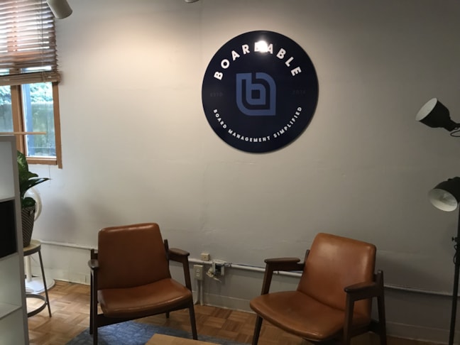 Dimensional Lettering and Logo installation for Boardable in Indianapolis, IN