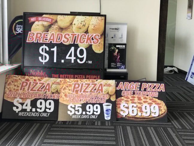 Yard Signs for Gas Station in Indianapolis IN