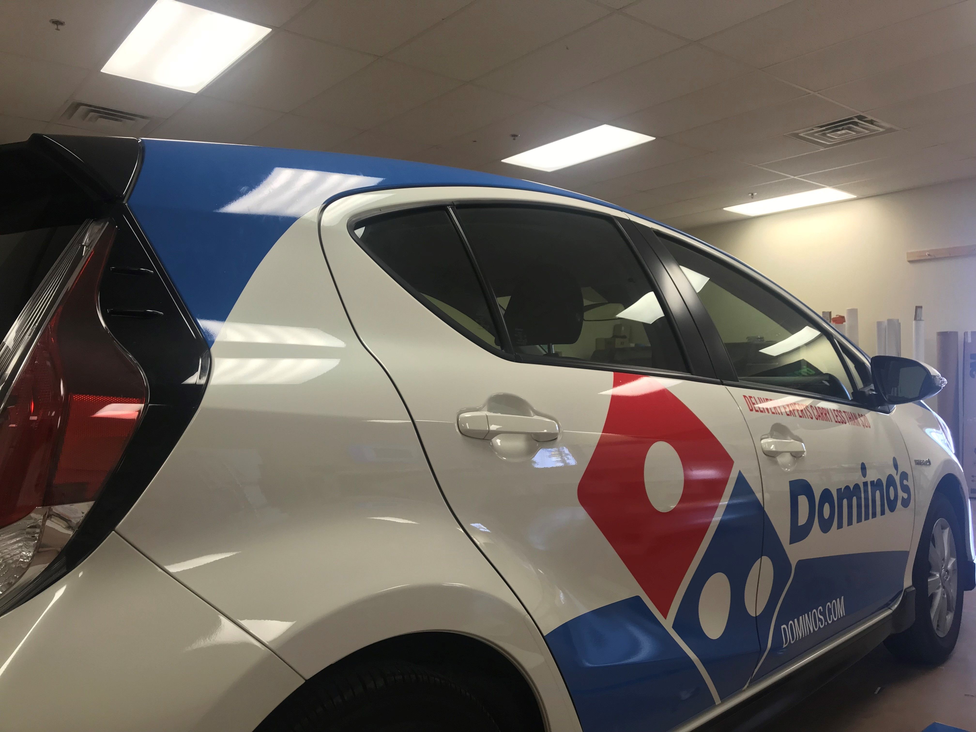 Partial Vehicle Wrap for Domino