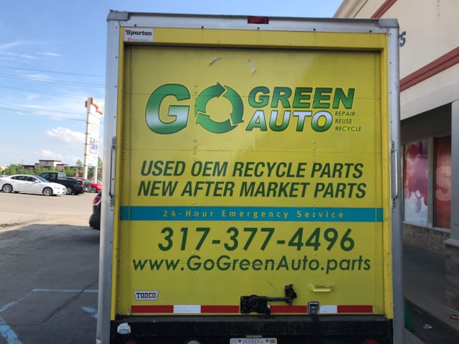 Partial Wrap for Go Green Auto in Indianapolis,IN