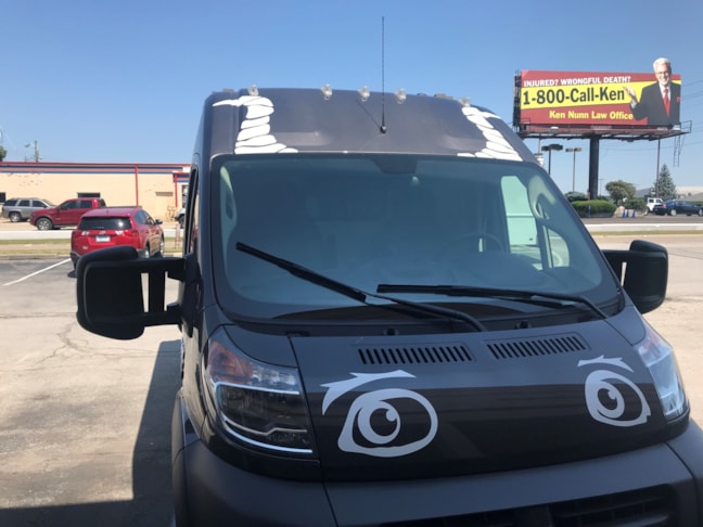 Partial Van Wrap for Gray Goat Sports in Indianapolis,IN