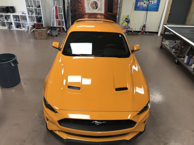 Partial Wrap for Mustang in Indianapolis,IN