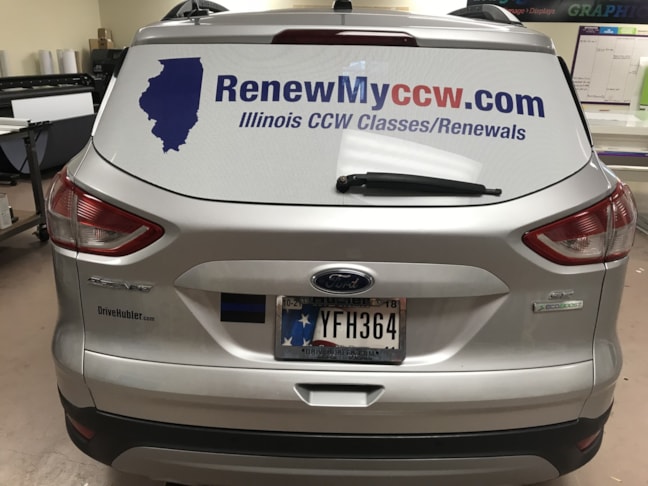 Window Wrap / Perforated Window Film