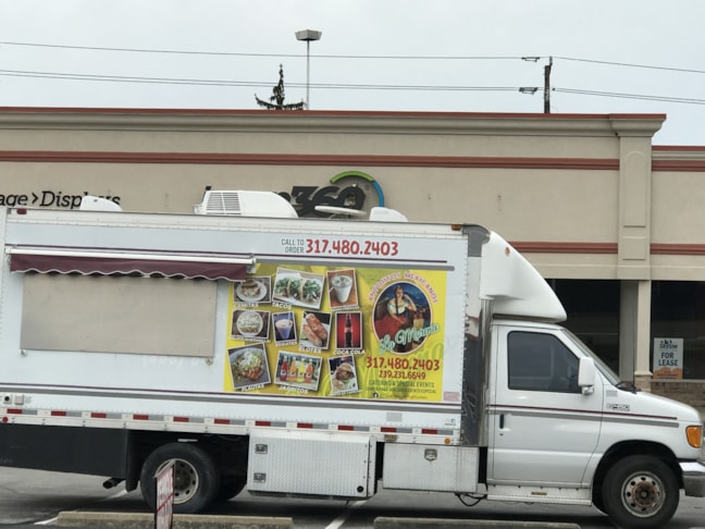 Partial Food Truck Wrap in Indianapolis IN