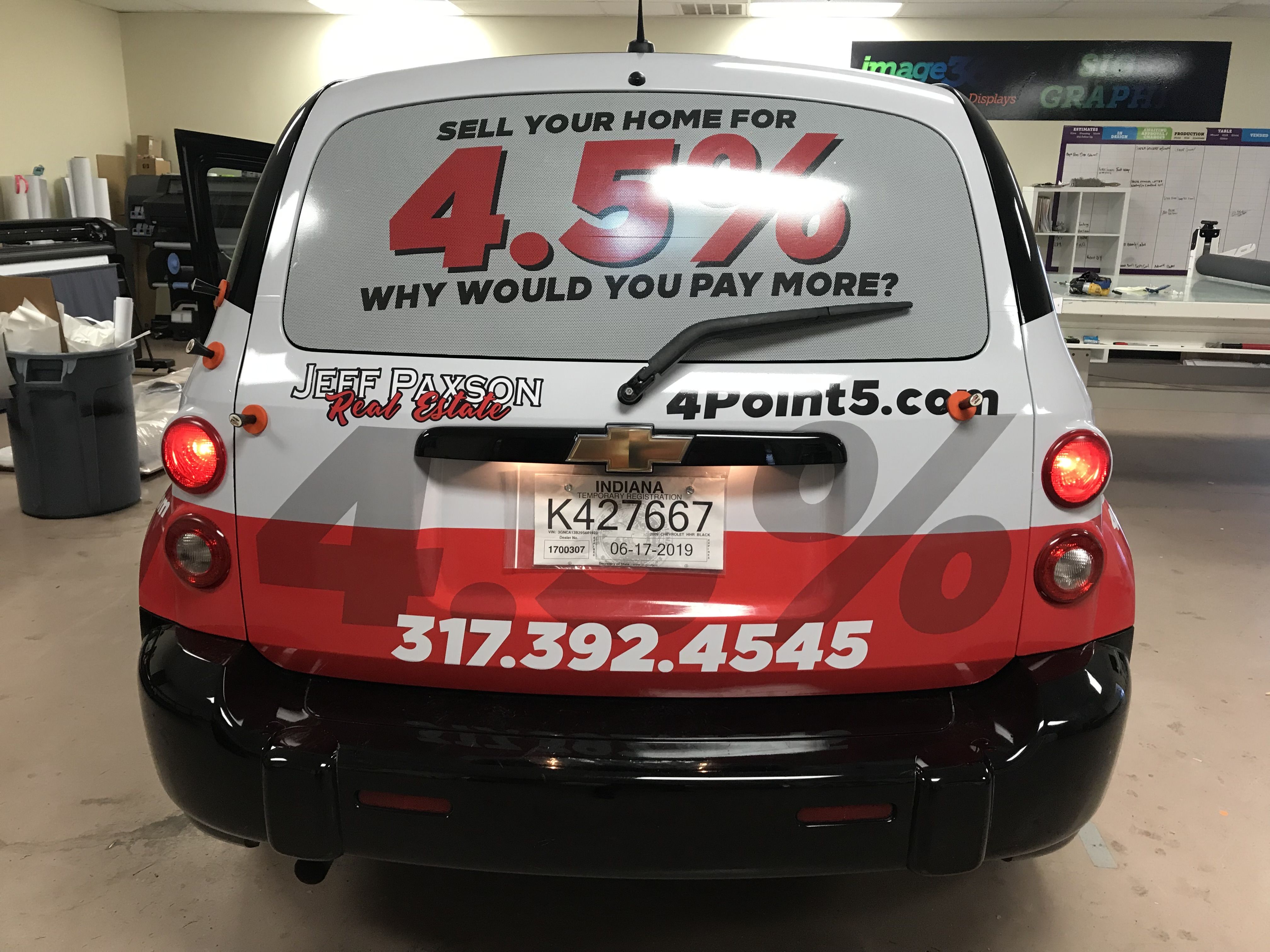 Partial Wrap for Jeff Paxson Real Estate 