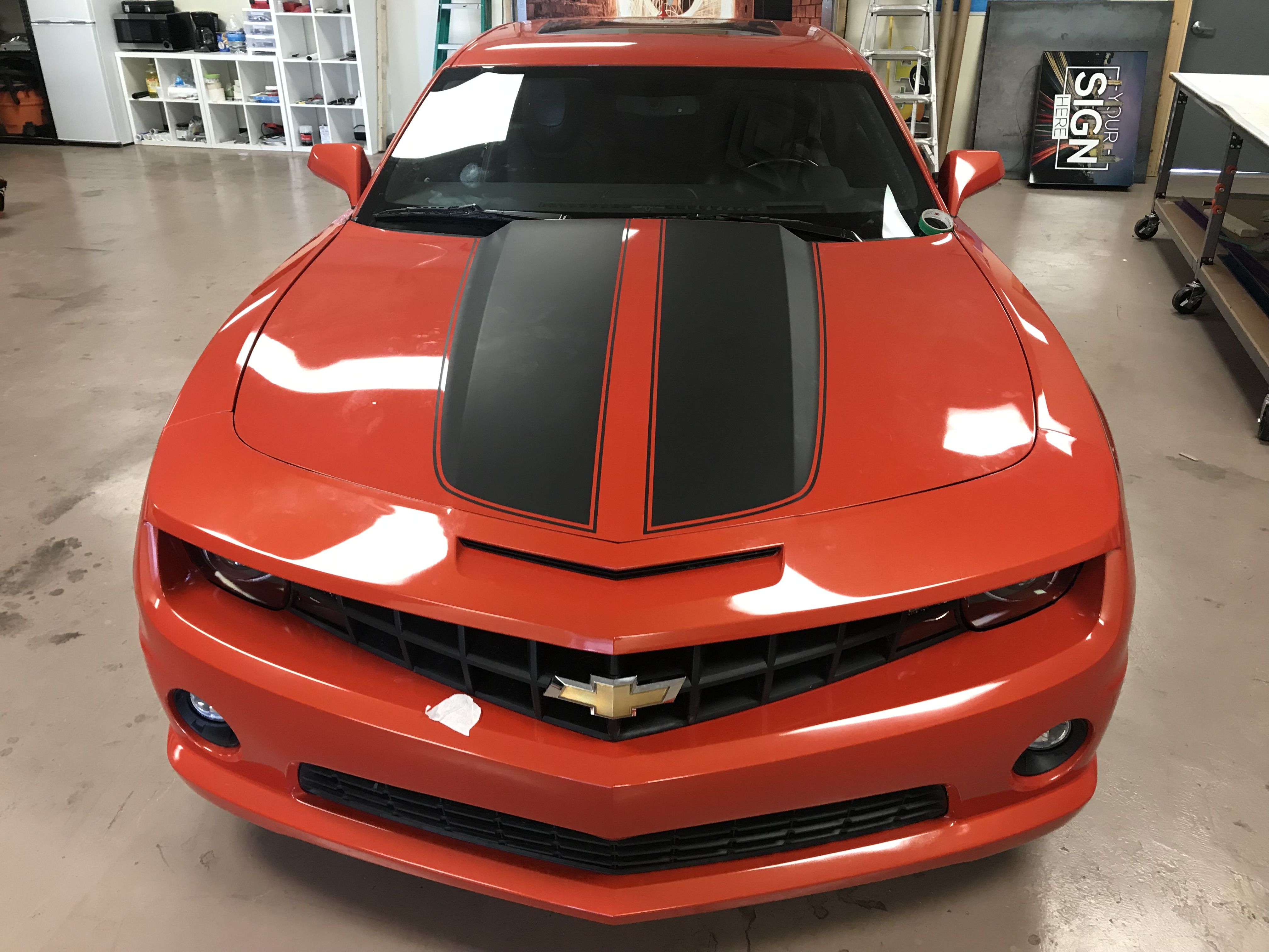 Stripe, Graphic installation