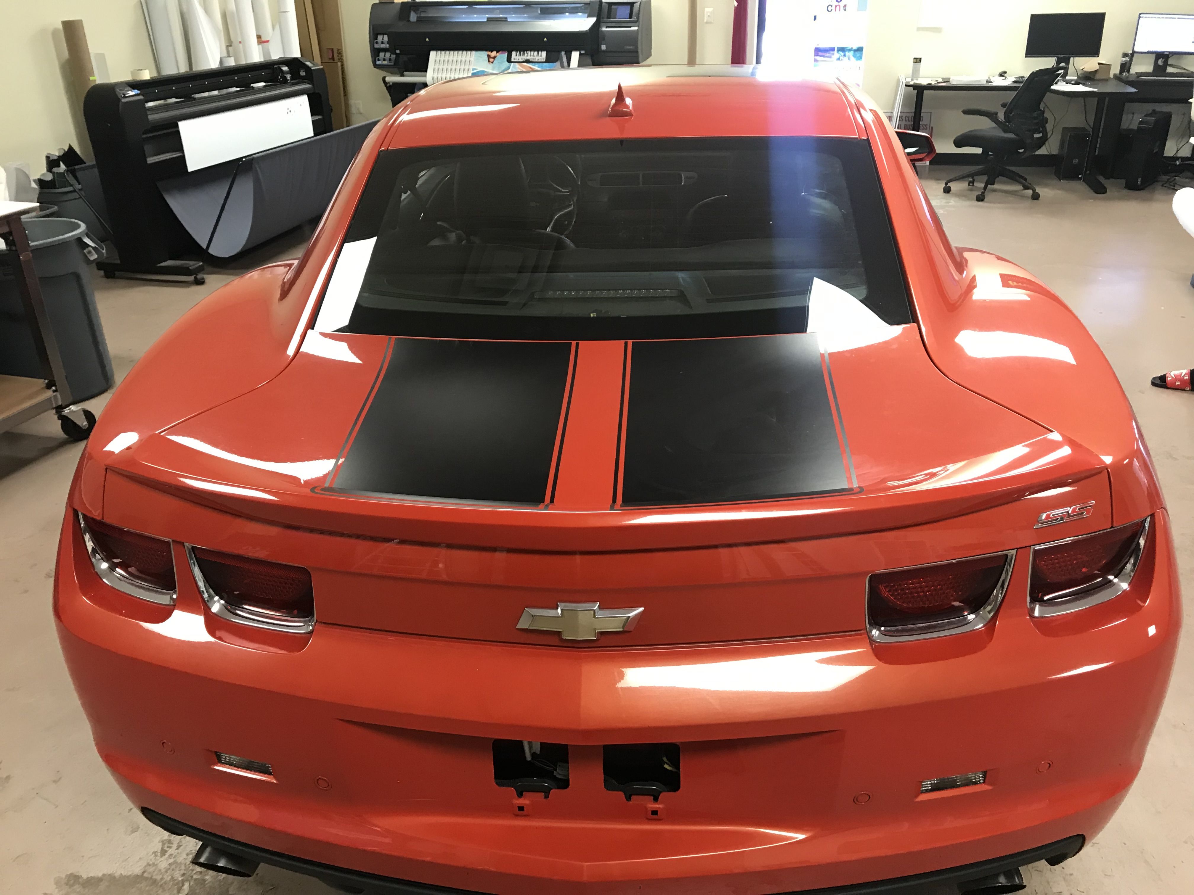 Stripe, Graphic installation