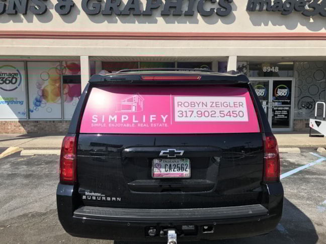 Perforated Window Graphics