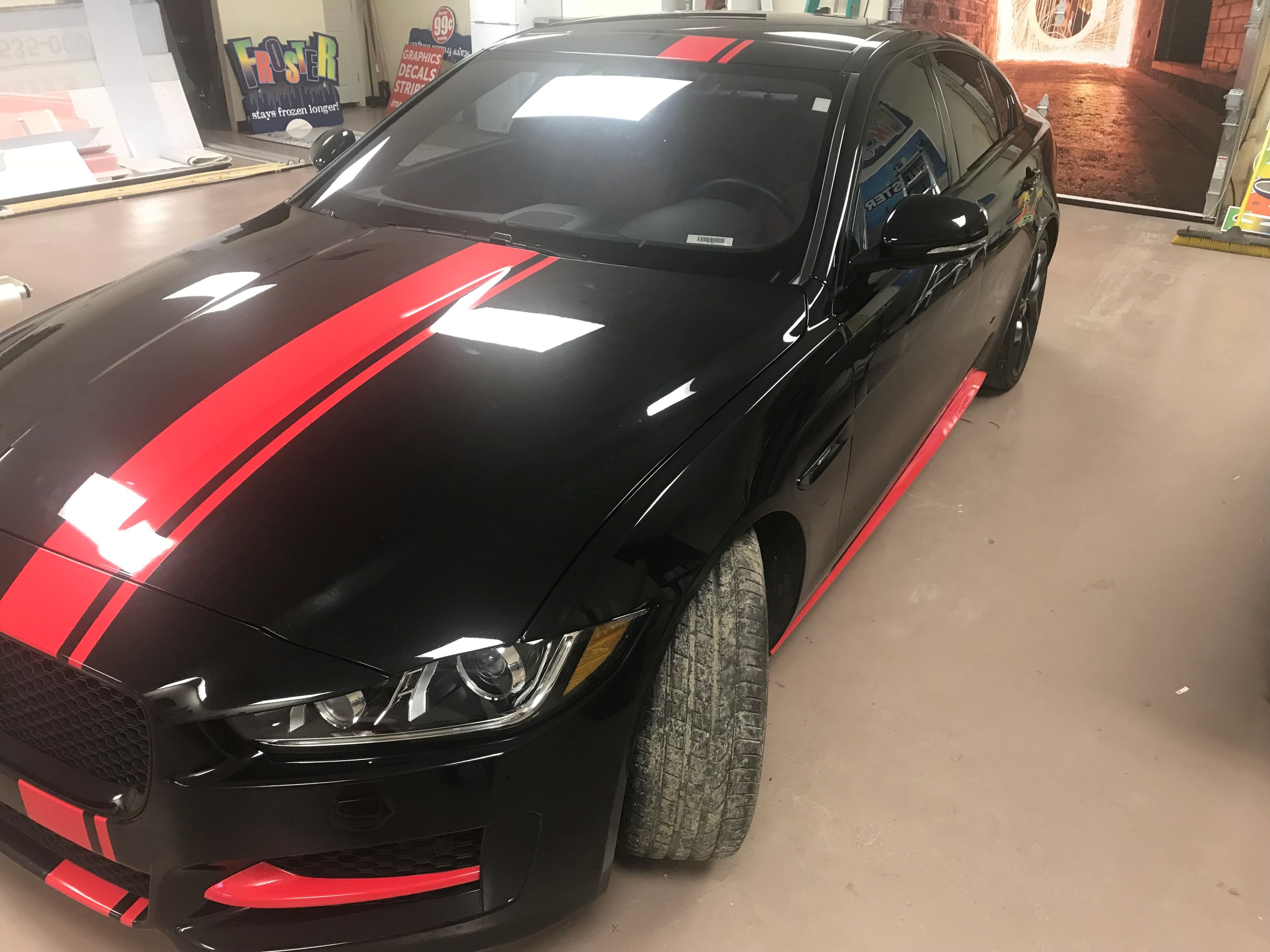 Partial Wrap for Jaguar in Indianapolis,IN