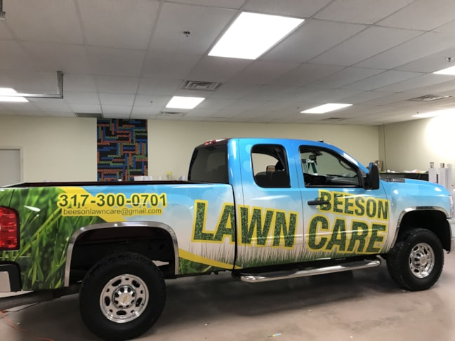 Full Vehicle Wrap for Beeson Lawn Care in Indianapolis, IN