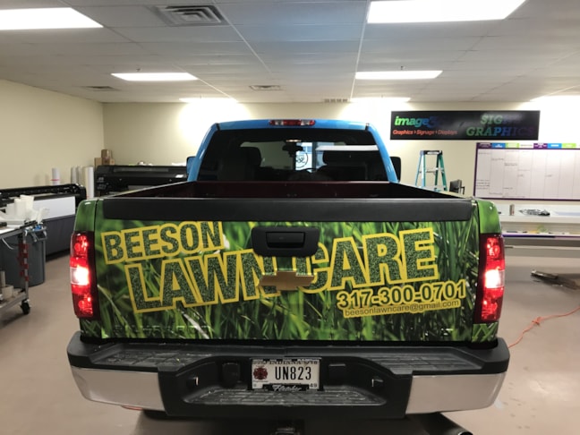 Full Vehicle Wrap for Beeson Lawn Care in Indianapolis, IN