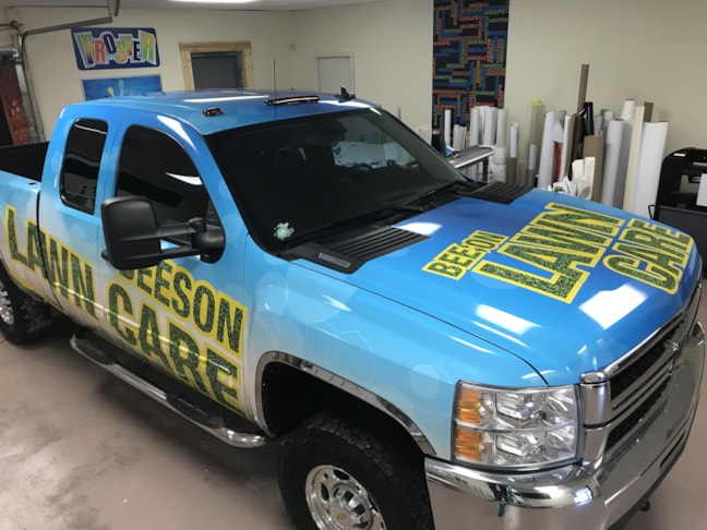 Full Vehicle Wrap for Beeson Lawn Care in Indianapolis, IN