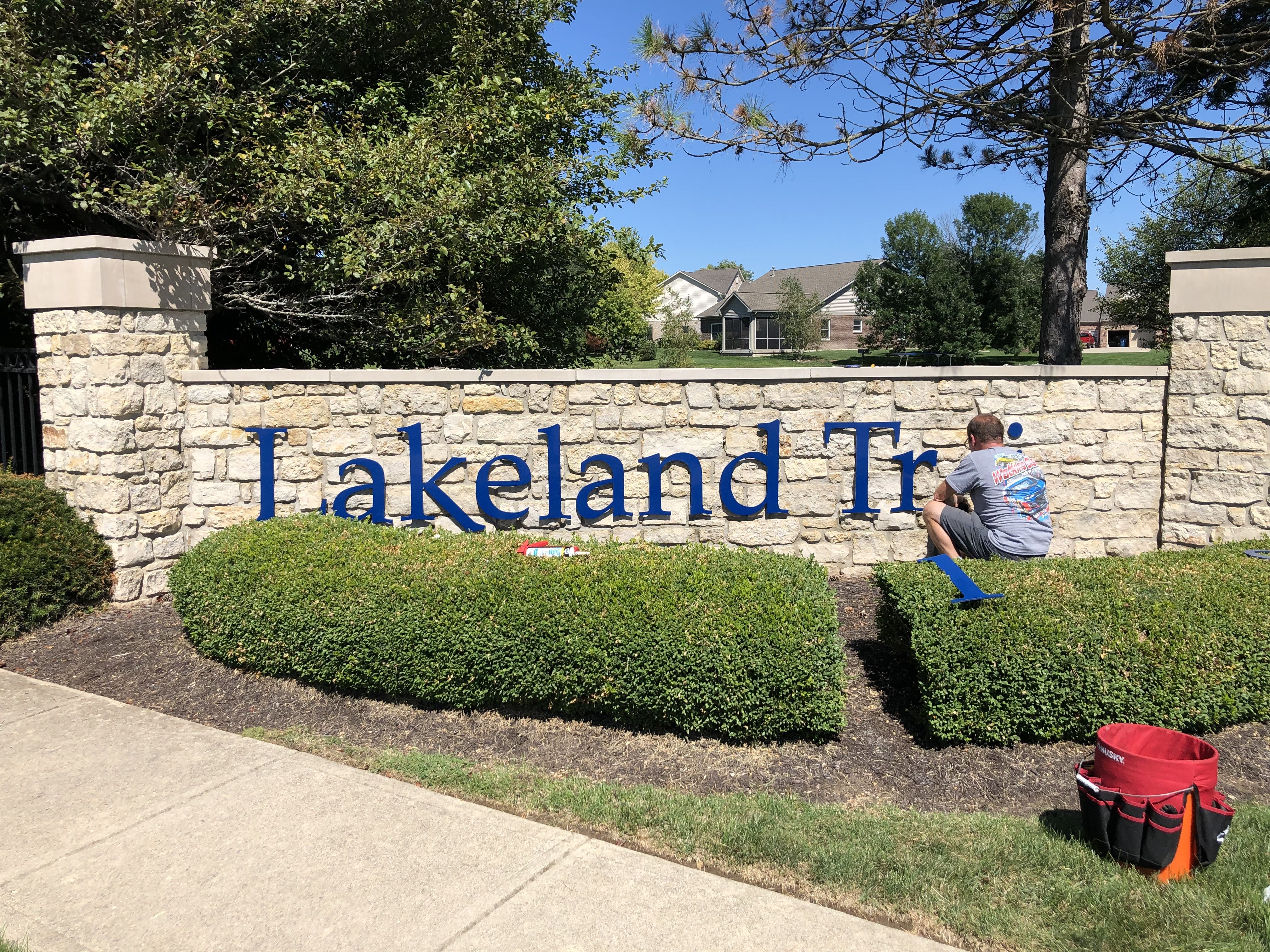 Neighborhood Signs in Indianapolis   