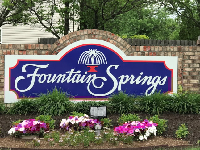Monument Signs for Fountain Springs in Indianapolis