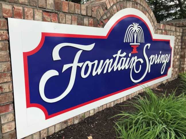 Monument Signs for Fountain Springs in Indianapolis