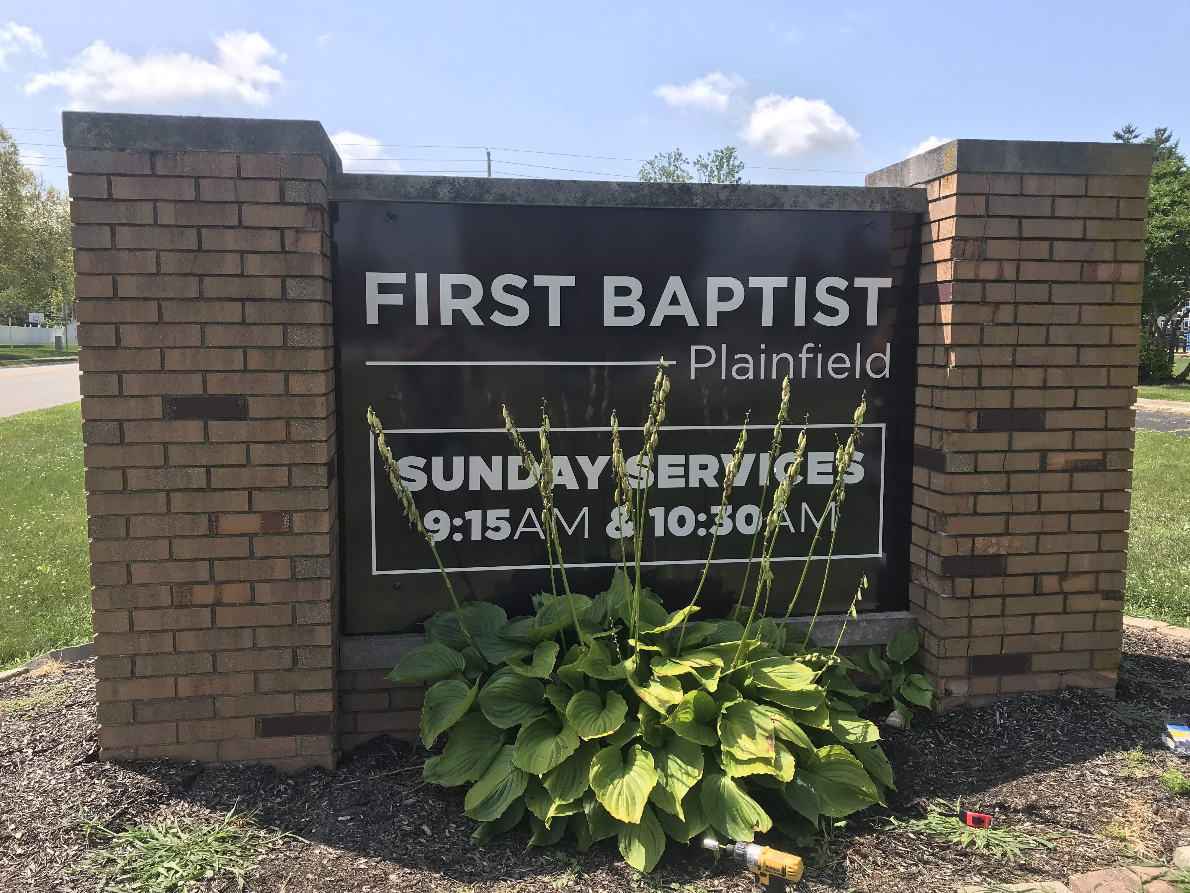 Monument Signs for First Baptist Church in Plainfield