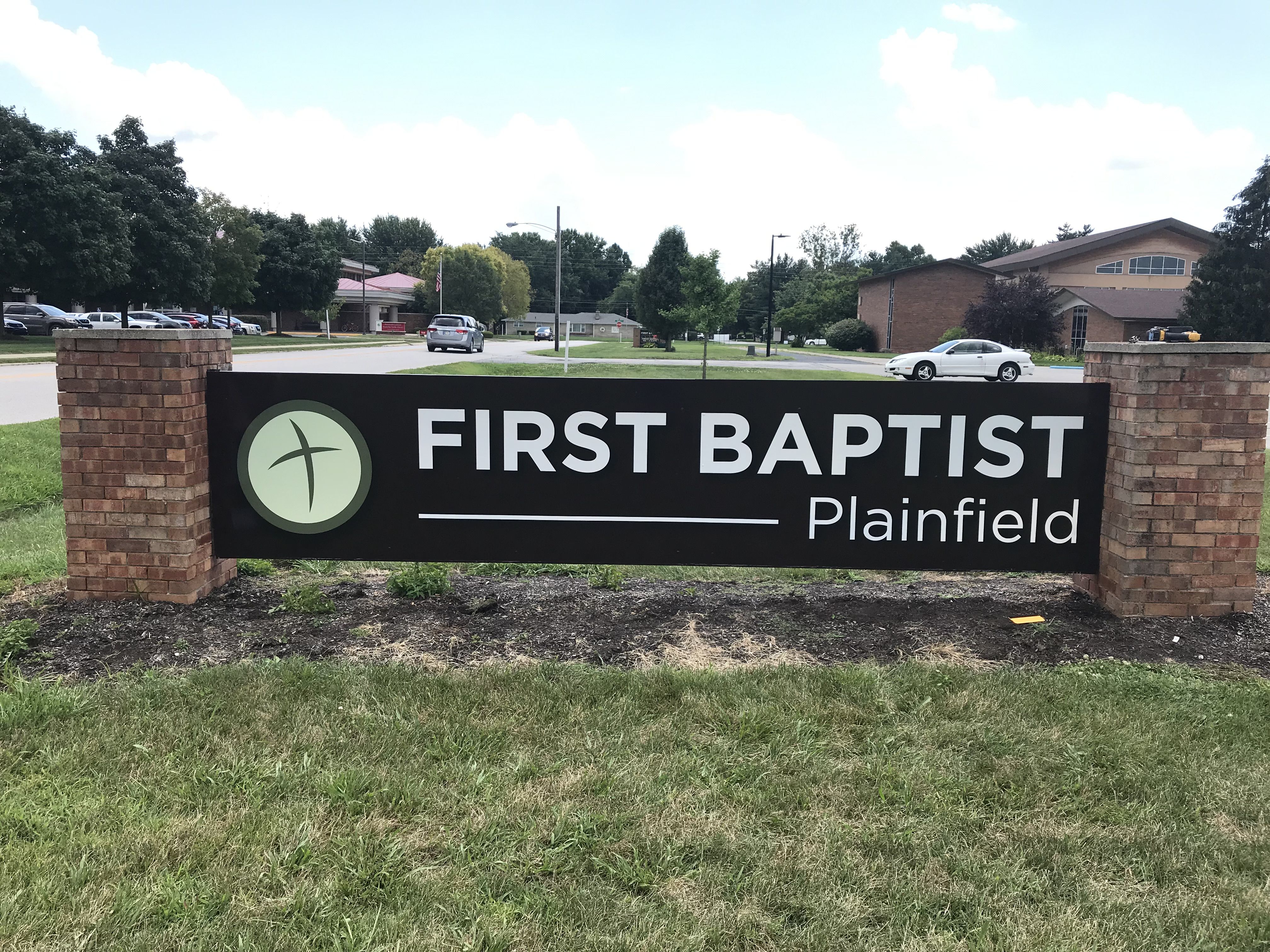 Monument Signs for First Baptist Church in Plainfield