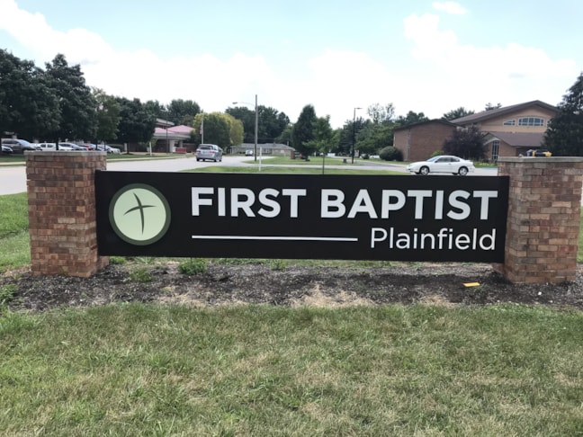 Monument Signs for First Baptist Church in Plainfield