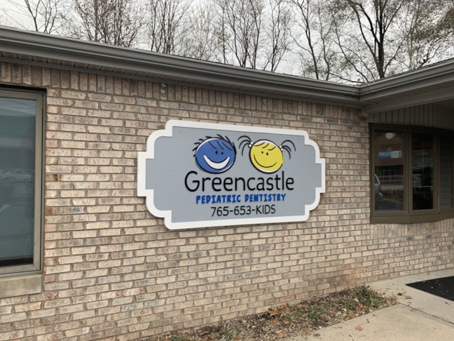 Routed Wood Sign for Greencastle Pediatric Dentistry in Greencastle IN