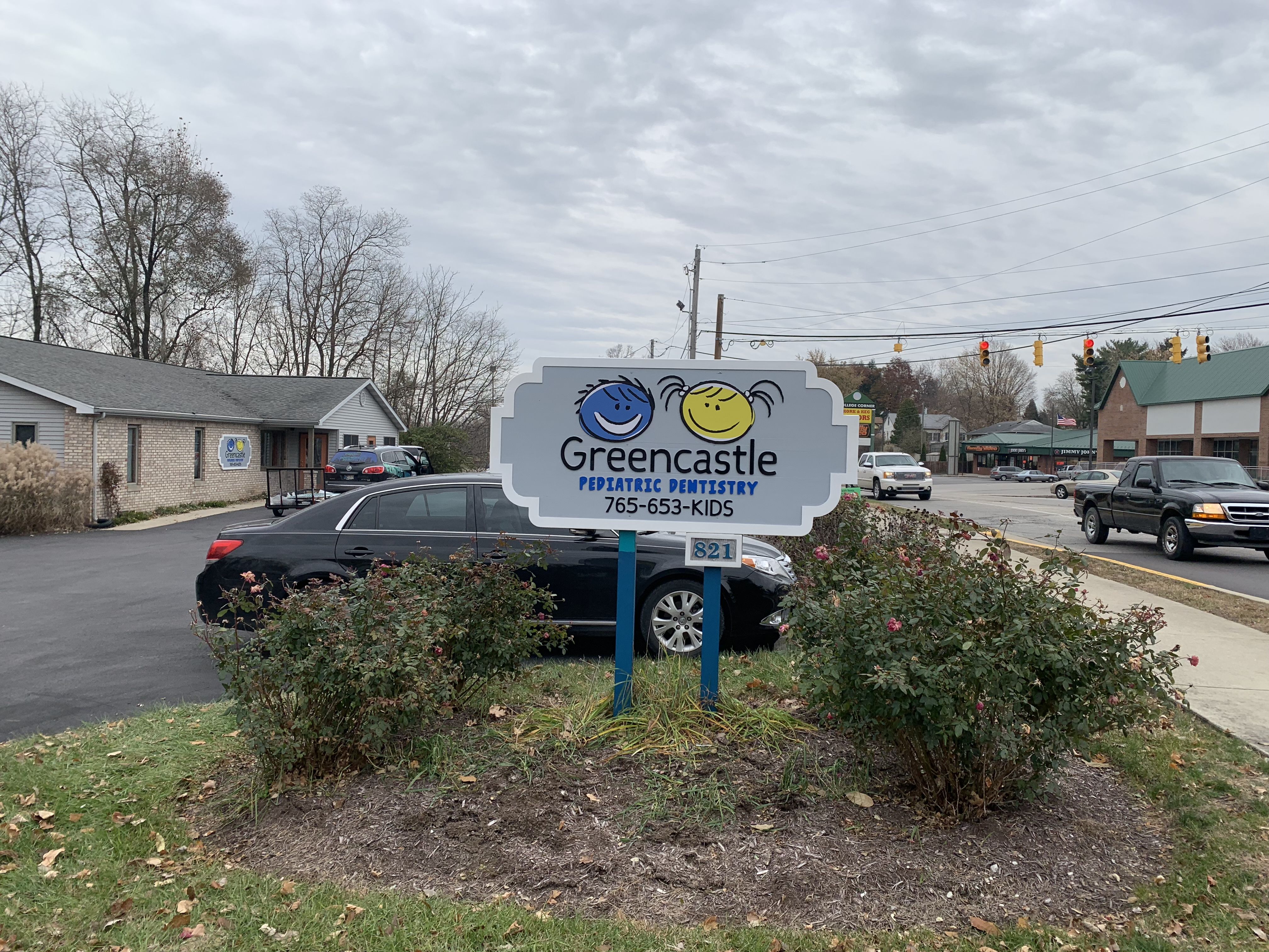 Routed Wood Sign for Greencastle Pediatric Dentistry in Greencastle IN