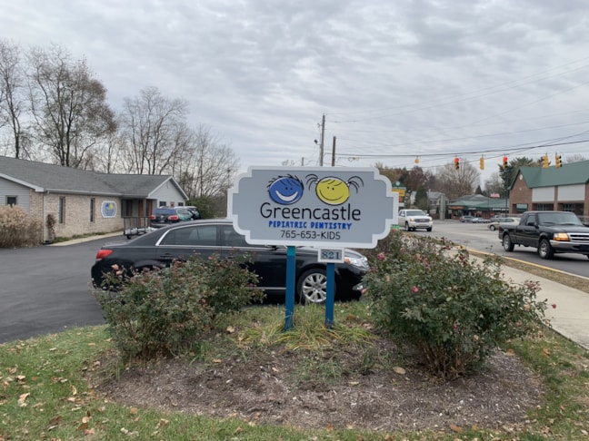 Routed Wood Sign for Greencastle Pediatric Dentistry in Greencastle IN
