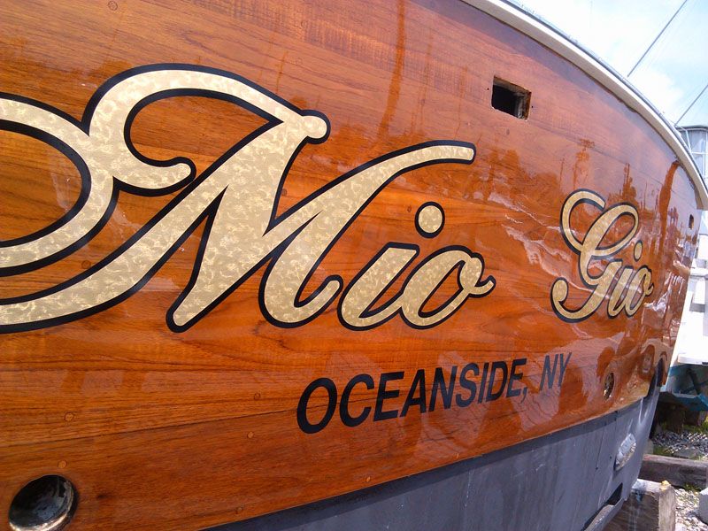 Boat Lettering Mio Gio