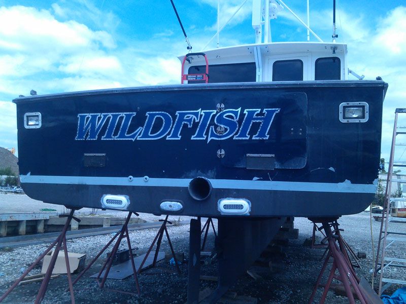 Boat Lettering Wildfish