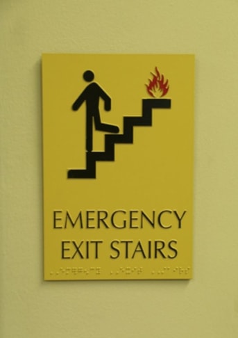 ADA / Wayfinding Directional Sign