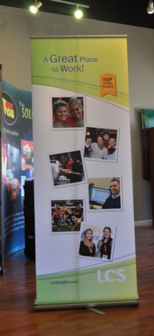 Best technologies and best practices deserve best digital graphics!  (Digitally printed banner by Signs Now Cincinnati for LCS, Loveland, OH)