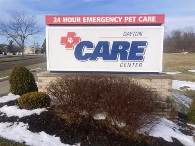 Need a face change?  Well take care of it!  (Digitally Printed Graphics by Signs Now Cincinnati for Dayton Care Center, Centerville, OH)