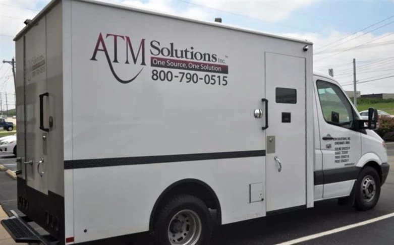 Custom vehicle graphics for fleet vehicles of all shapes and sizes!  (Vehicle graphics by Signs Now Cincinnati for ATM Solutions, Cincinnati, OH)