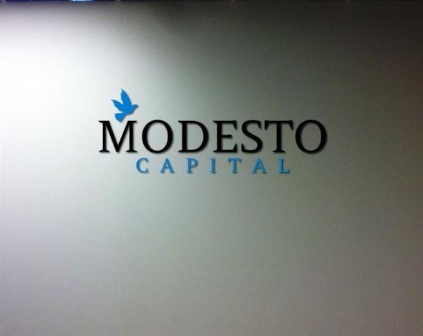 Put your business name forward with dimensional wall signs!  (Dimensional wall logo by Signs Now Cincinnati for Jamos Capital, Cincinnati, OH)