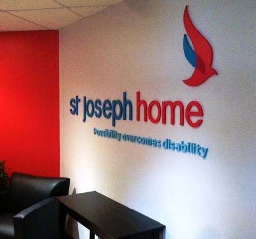 The possibilities are endless... with dimensional wall logos!  (Dimensional wall logo by Signs Now Cincinnati for St. Joseph Home, Cincinnati, OH)