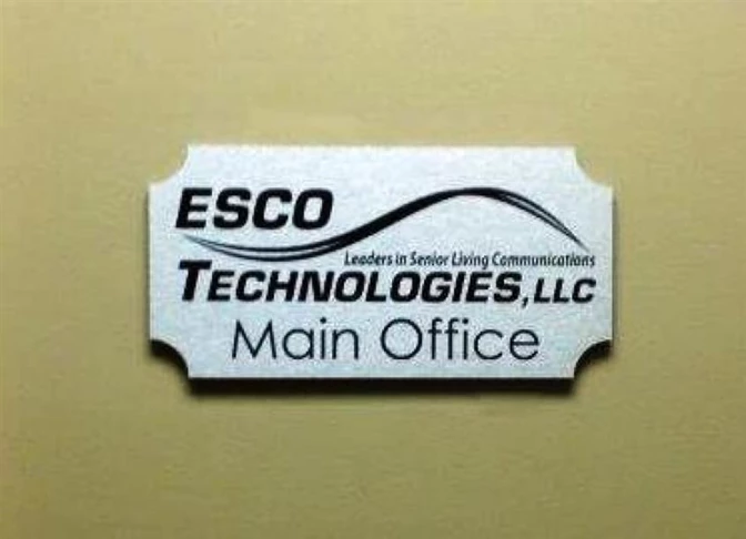 Make it clear.... with custom wall signage!  (Custom wall plaque by Signs Now Cincinnati for Esco Technologies, LLC, Middletown, OH)