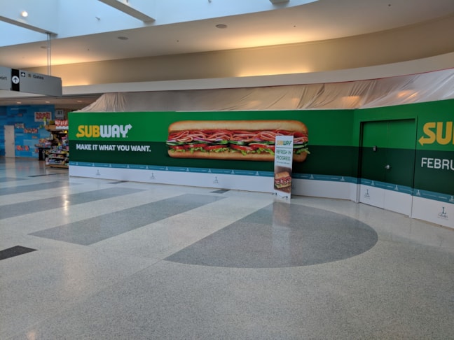 Coming Soon! Construction coverup full wall graphics. Printed and installed by image360 Cincinnati